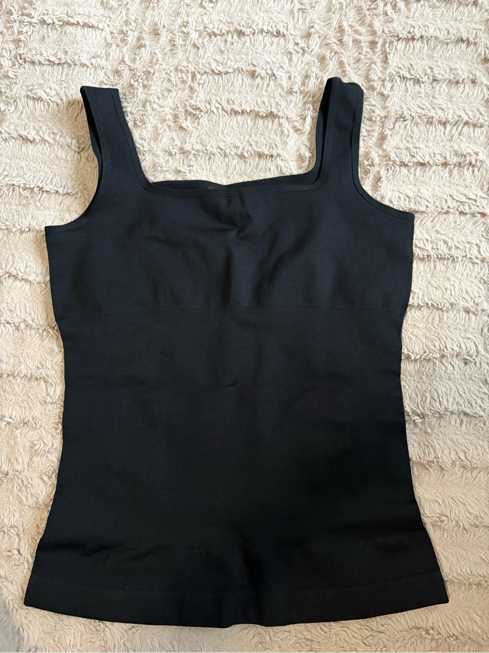 Women’s Shapewear Classic Black Square-Neck Tank Top